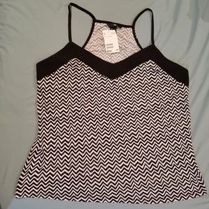 NEW H&M Chevron Racerback Tank